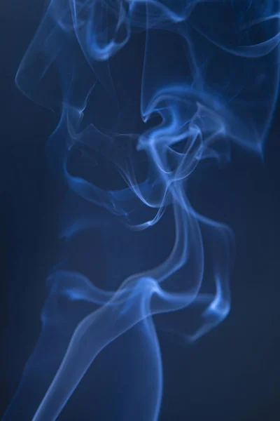 Soyut Mavi duman swirls — Stok fotoğraf
