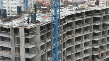 İnşaat İşçileri inşaat sitesinde