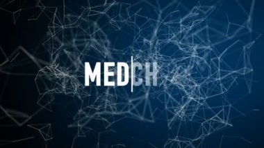 Tıbbi araştırma metin ve arka plan parçacıklar