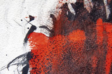 Arka plan boya yaptı