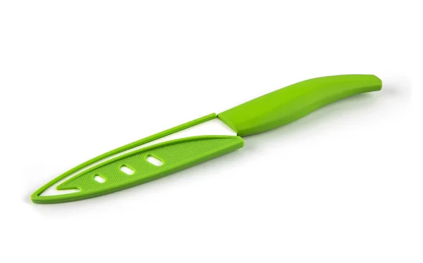 Πράσινο κεραμικό μαχαίρι — Φωτογραφία Αρχείου