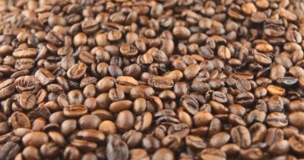Kaffebønner Ristes Stegepande – Stock-video