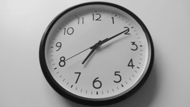 Corto Lapso Tiempo Una Esfera Del Reloj — Vídeos de Stock