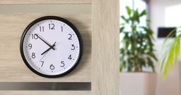 Short Time Lapse Clock Face — Stock Video