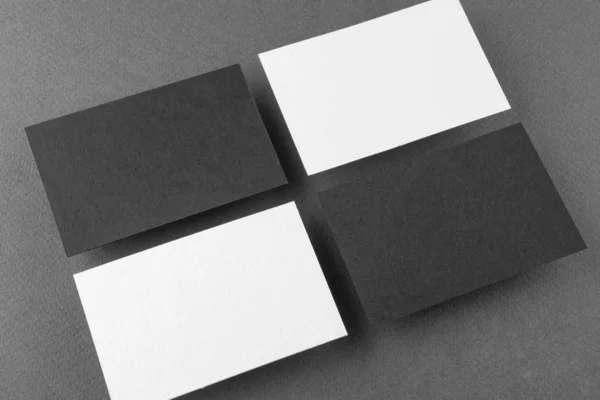 Blank business cards Stock Photo