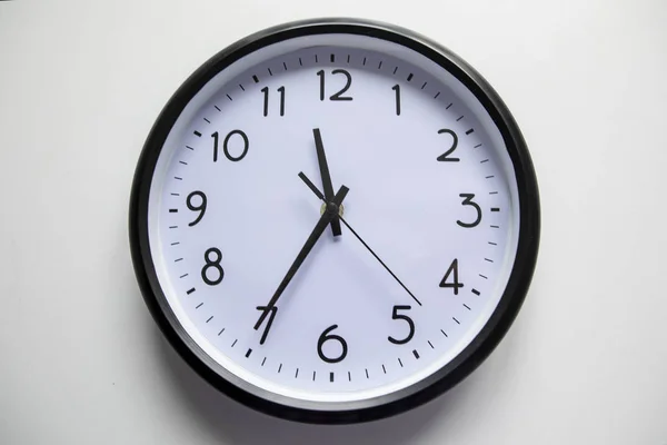 Round office clock — Stock Photo, Image
