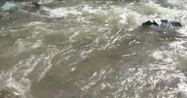 关闭水流 山河水 — 图库视频影像