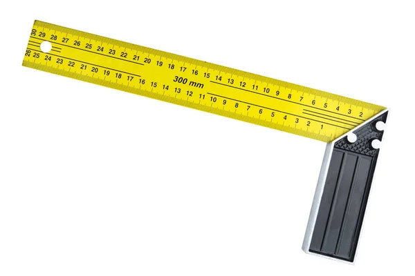 Ruler Scale Isolated White — Stock Photo, Image