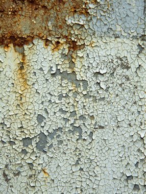 metal yüzey paslı ve kaba