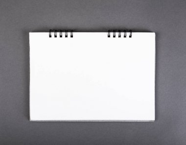 açık defter ile boş sayfalar