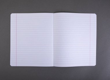 açık defter ile boş sayfalar