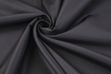 Dalgalar ile zarif siyah saton ipek