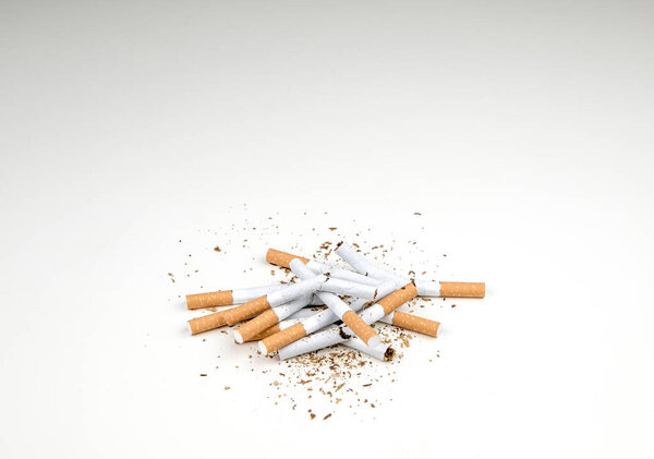 Stop smoking and Quit smoking cigarettes concept