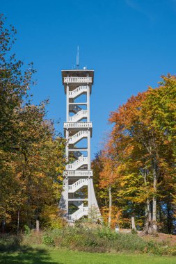Bak-out Güz ebersberg kulesinde. ebersberg yakınındaki popüler hedef.