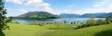 güzel göl tegernsee ve bavyera kaltenbrunn gelen gözcü