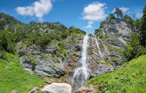 Big Waterfall Achensee Dalfaz Tirolean Landscape Austria Hiking Destination — Stock Photo, Image