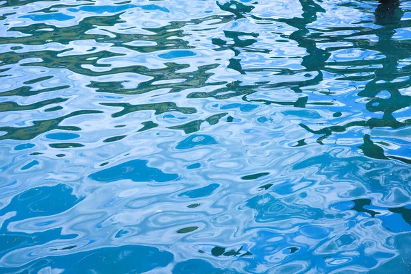 Μπλε Φόντο Επιφάνεια Του Νερού Μικρά Κύματα — Φωτογραφία Αρχείου
