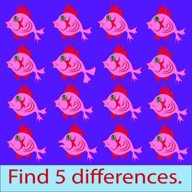 Farklılıklar ile çok sayıda pembe balıklar.