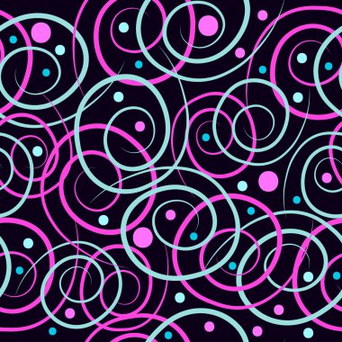 Renkli spiral elementler pürüzsüz desen. 