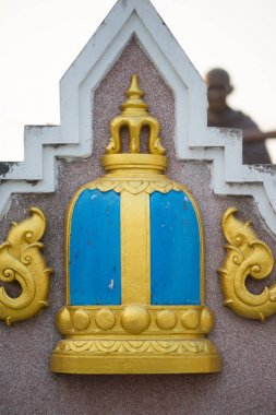 Wat Rakhang Khositaram Bangkok, Tayland 'da çan heykeli