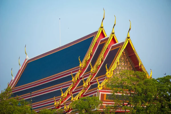 Iglesia en el templo de Wat Pho en Bangkok, Tailandia —  Fotos de Stock