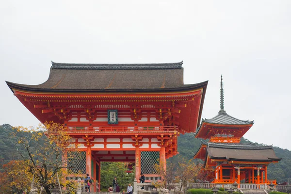 Brána chrámu Kiyomizu-dera — Stock fotografie