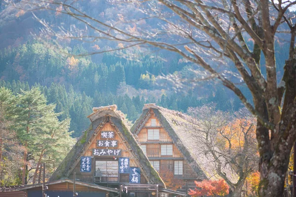 Casa tradicional de gassho-zukuri en Shirakawa-go — Foto de Stock