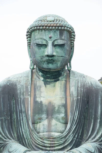 Giant Buddha eller Kamakura Daibutsu är den berömda landmärke ligger — Stockfoto