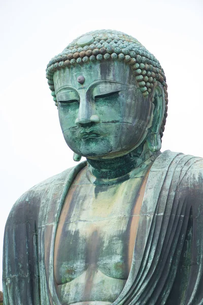 Giant Buddha eller Kamakura Daibutsu är den berömda landmärke ligger — Stockfoto