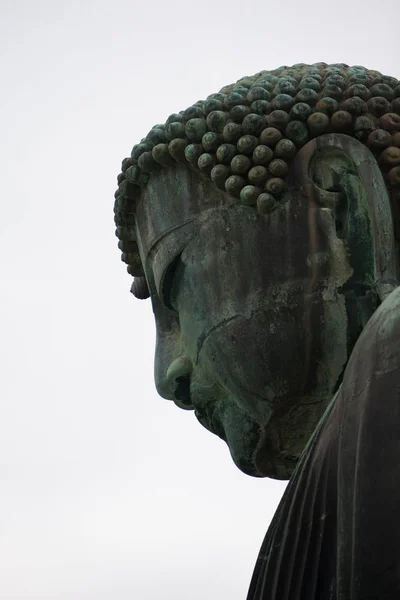Buda gigante ou Kamakura Daibutsu é o famoso marco — Fotografia de Stock