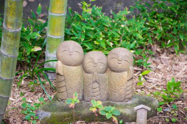 Jizo chibi, çocukların koruyucusu, Japon Bahçesi o