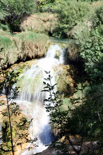 Cascada Parque Natural Croacia — Foto de Stock