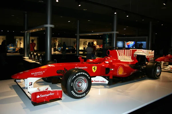 Oviedo Spanje 2015 Museum Van Fernando Alonso Ferrari F10 Jaar — Stockfoto