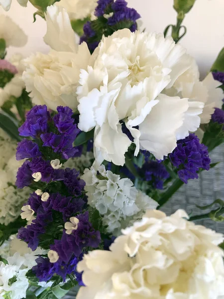 Mor ve Beyaz Çiçekler