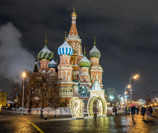 New Year Kremlin Lights — Stock Photo, Image