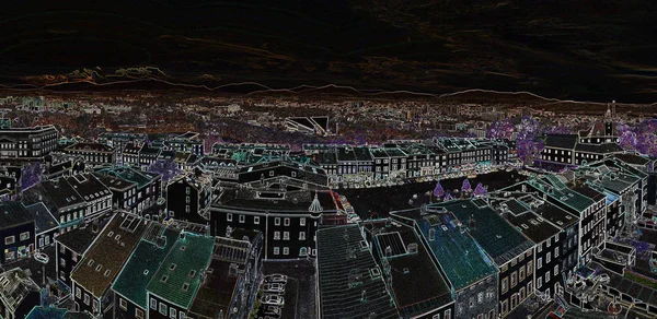 Bulutlar, dağlar, şehir merkezine, kilise, spor salonu, yüzyıllar boyunca yapısal detaylar 36 megapiksel üzerinden....