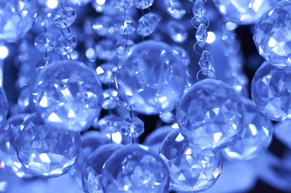 Siyah mavi cam avize