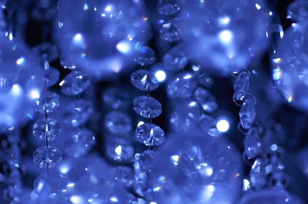 Siyah mavi cam avize