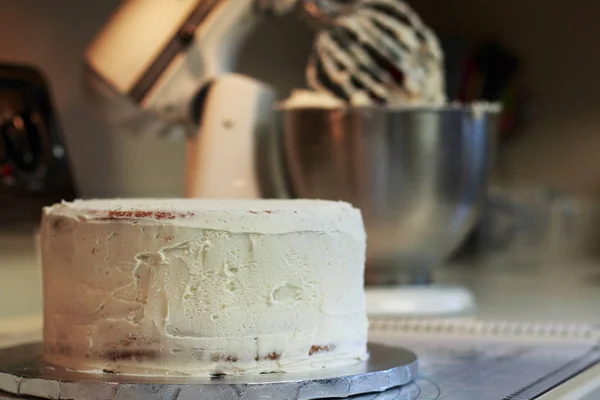 Bir Çift katlı pasta buttercream Crumb ceket