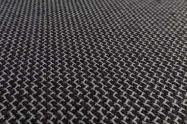 Siyah beyaz tekstil doku arka plan ile kumaş Güzel closeup