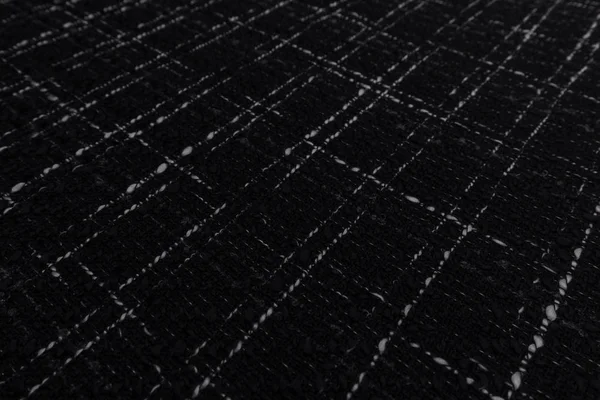 Kockás Szövet Textil Textúrával — Stock Fotó