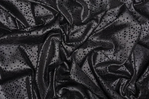 Creative Niebieski Tkanina Ciemnoniebieskim Wzorem Tekstylne Tło Tekstury — Zdjęcie stockowe