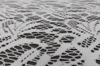 Tekstil doku arka plan ile dantel kumaş Güzel yakın çekim