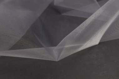 Tekstil dokusu arka plan ile beyaz ipek kumaş güzel yakın yukarı