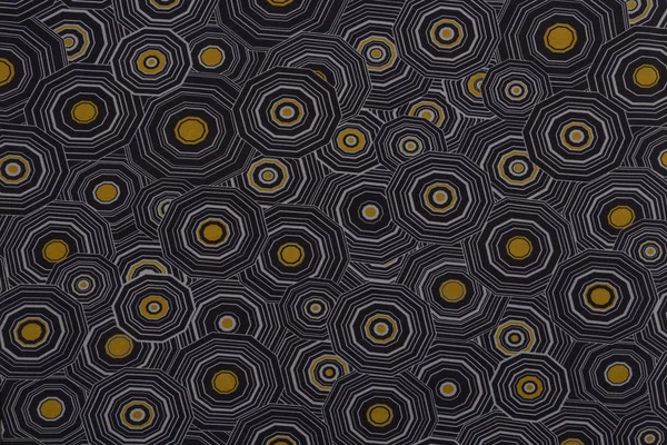 Close Tecido Escuro Com Padrão Abstrato Fundo Textura Têxtil — Fotografia de Stock