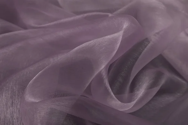 Mooie Close Van Violet Zijde Stof Met Textiel Textuur Achtergrond — Stockfoto