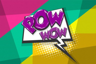 POW pop sanat çizgi roman metin konuşma balonu