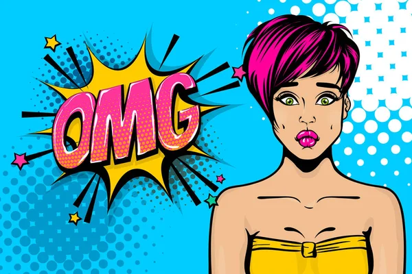 Sad yüz genç seksi kız omg oops