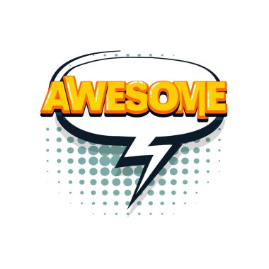 Komik metin koleksiyonu ses efektleri pop sanat tarzı