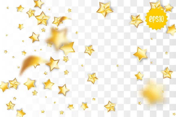 Золотая праздничная звезда — стоковый вектор